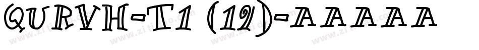QURVH-T1 (19)字体转换